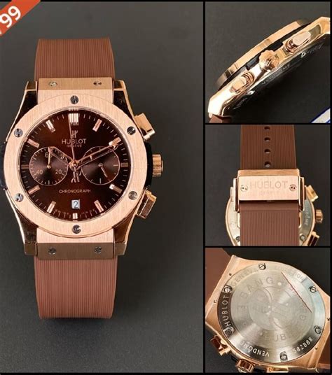 hublot brown leather strap price|hublot rubber strap.